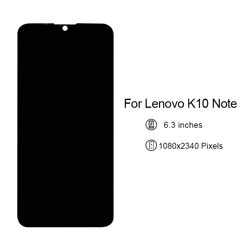 Pantalla LCD de 6,2 pulgadas para Lenovo K10 Note, pantalla LCD para teléfono móvil, digitalizador de pantalla táctil