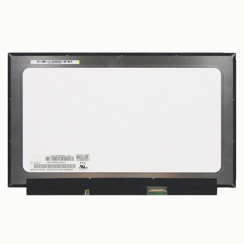 Pantalla LCD para portátil IPS de 13,3 " NV133FHM-N6A para Lenovo ThinkPad X13 X390 X395 FHD 1920x1080 30pin EDP